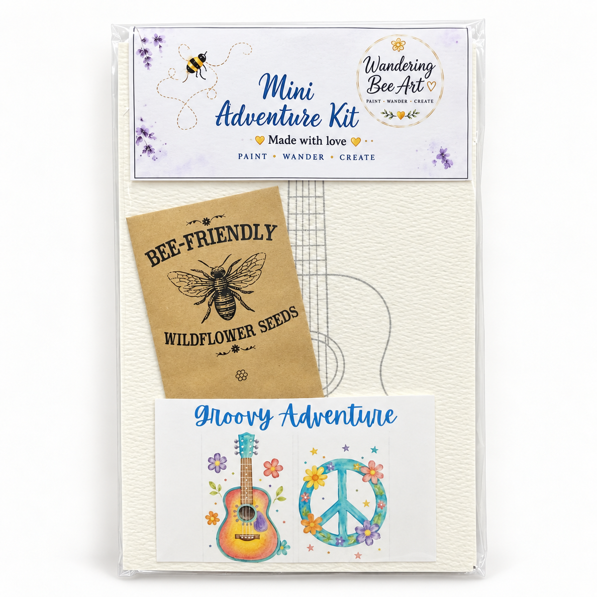 Mini Watercolor Adventure Kits -Groovy Adventure