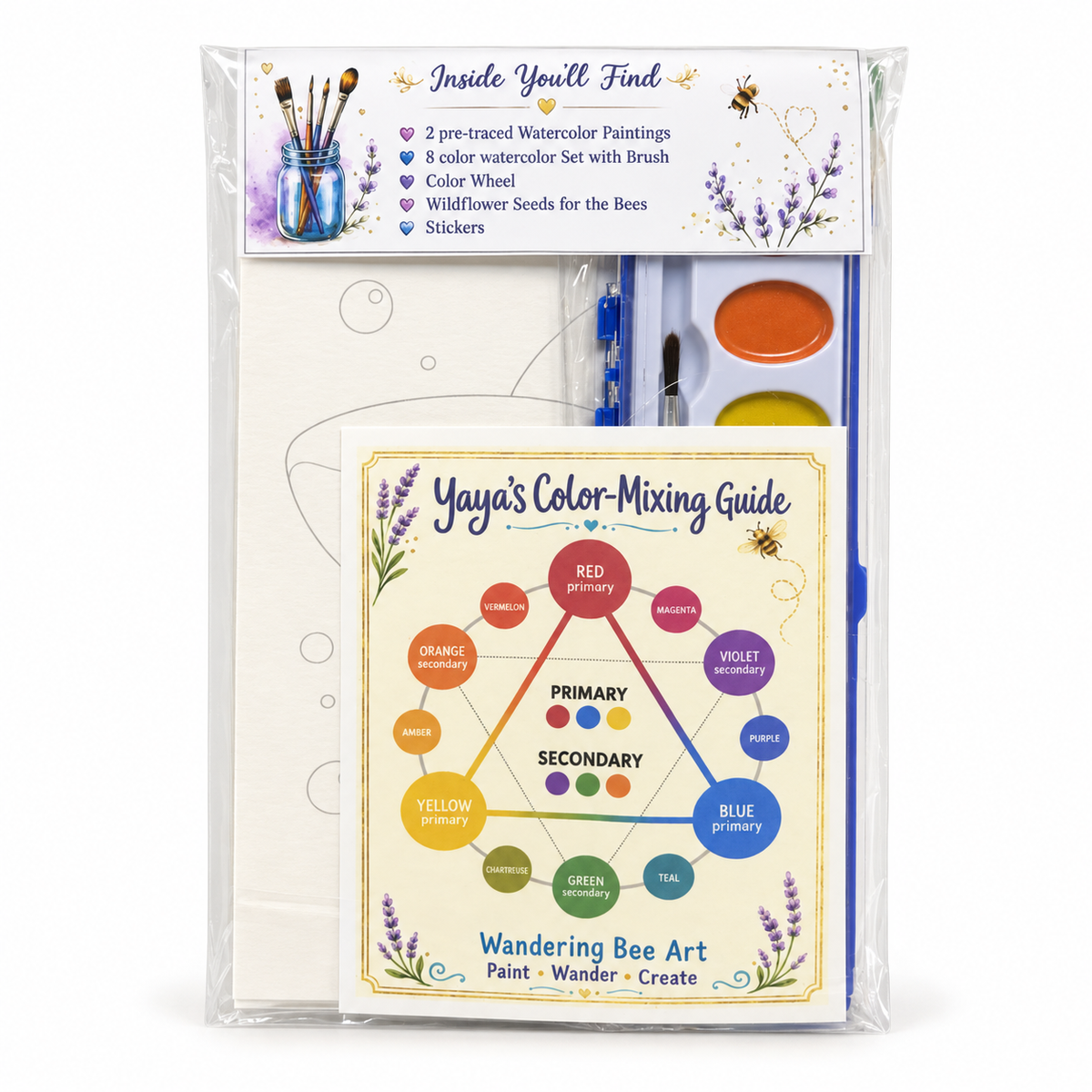 Mini Watercolor Adventure Kits -Groovy Adventure