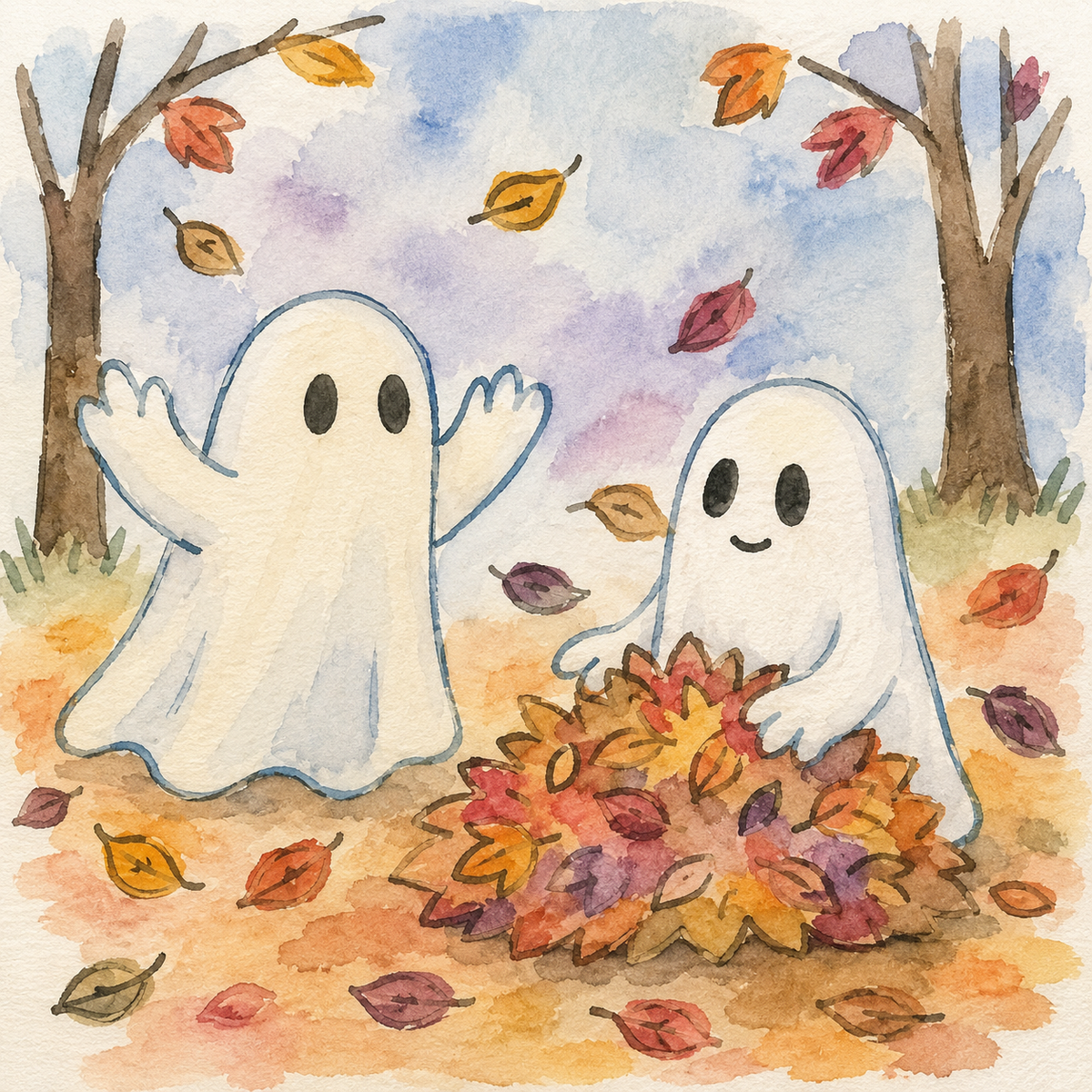 Watercolor Adventure Kits - Ghost Parade