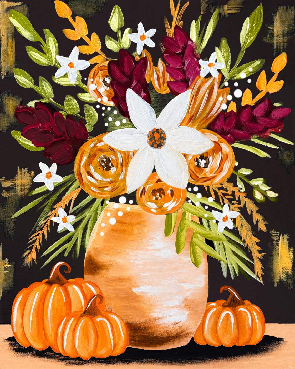 Acrylic Adventure  Kit - Fall Florals