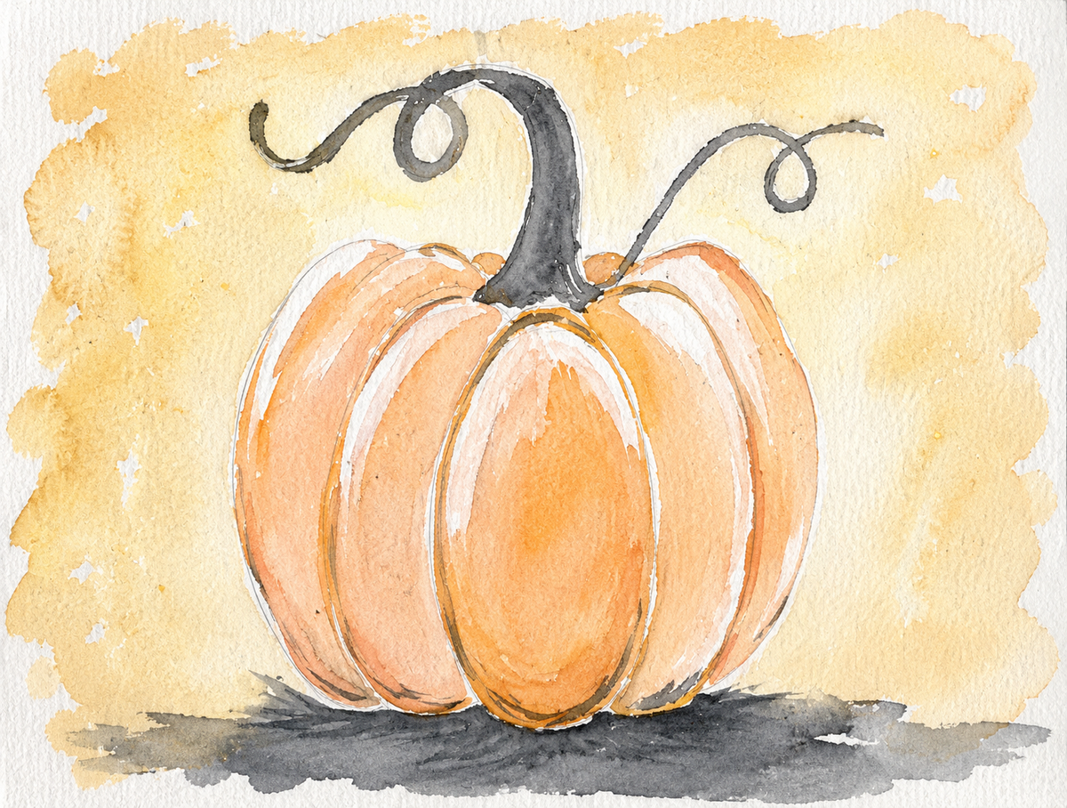 Watercolor Adventure Kits -Pumpkin Patch