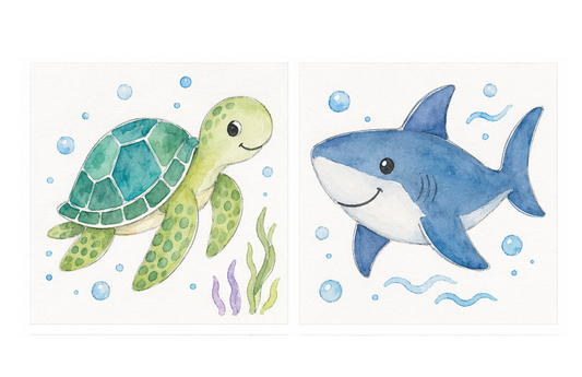 Mini Watercolor Adventure Kits -Ocean Adventure