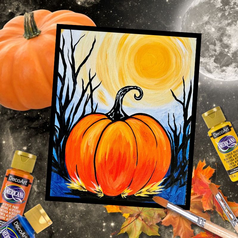 Acrylic Adventure  Kit - Pumpkin Glow