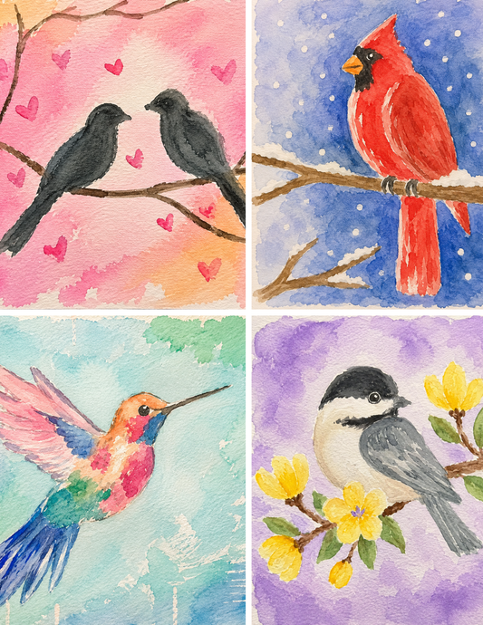 Watercolor Adventure Kits - Winter Whispers