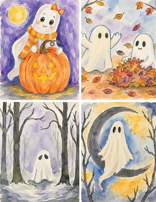 Watercolor Adventure Kits - Ghost Parade