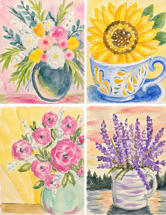 Watercolor Adventure Kits - Garden Party