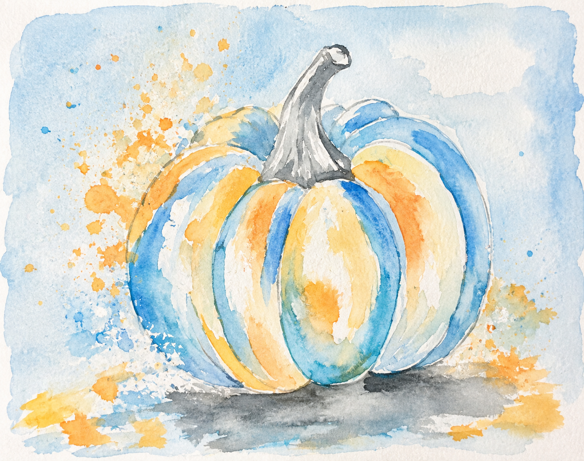 Watercolor Adventure Kits -Pumpkin Patch