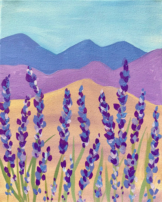 Acrylic Adventure  Kit - Lavender Fields