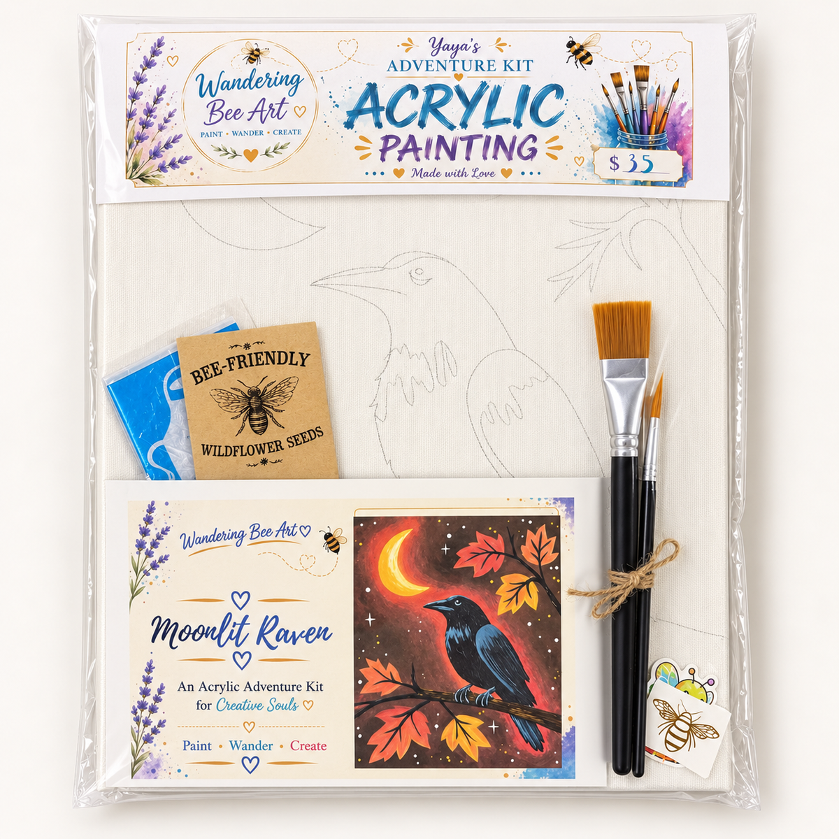 Acrylic Adventure  Kit - Pumpkin Glow
