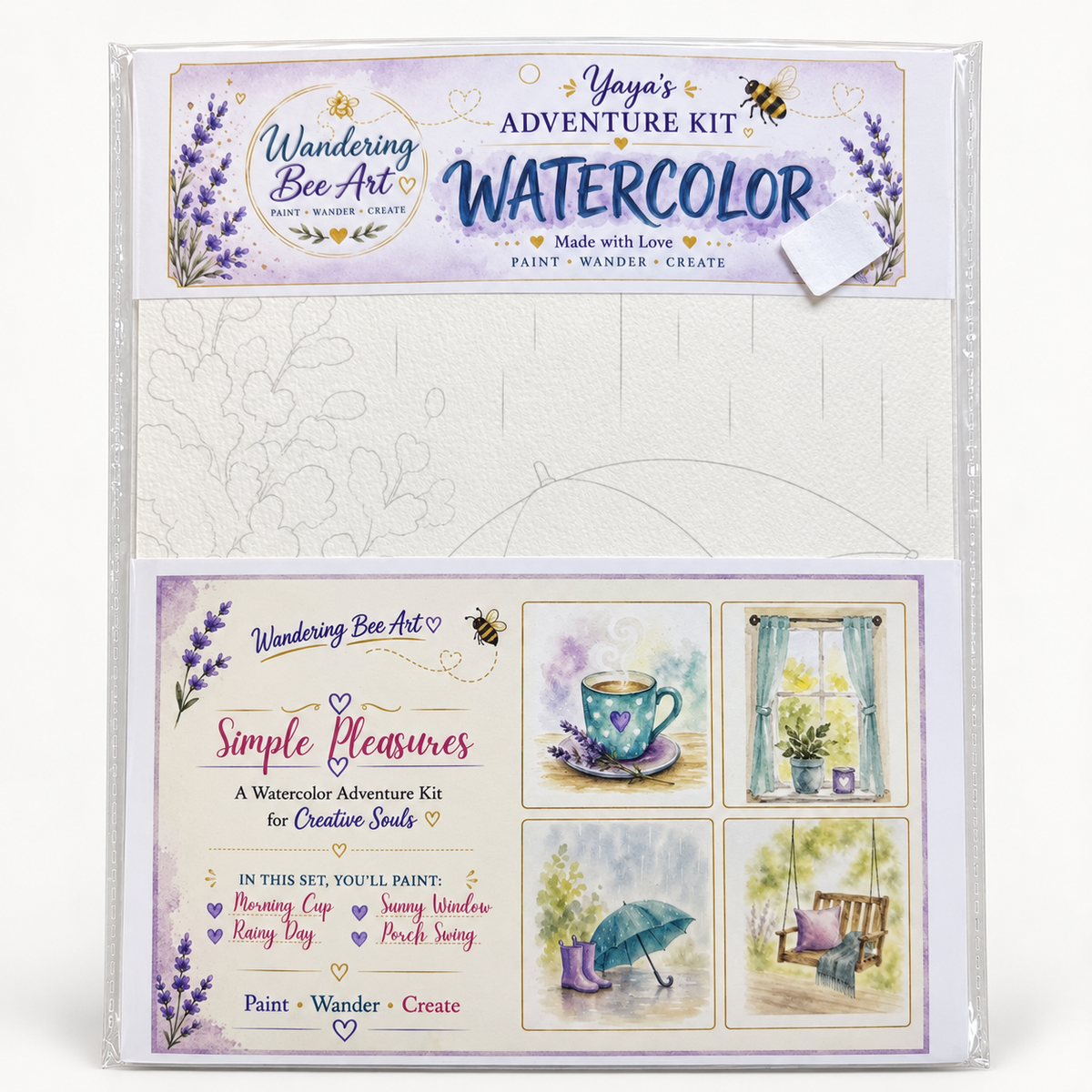 Watercolor Adventure Kits -Simple Pleasures