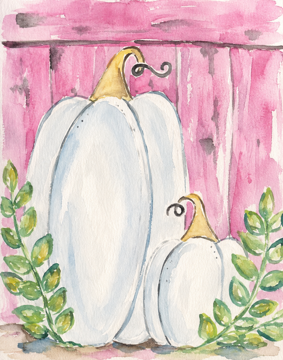 Watercolor Adventure Kits -Pumpkin Patch